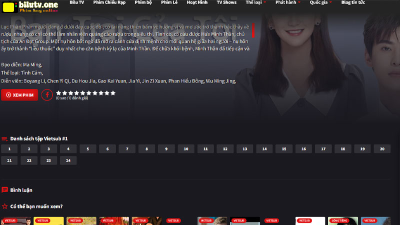 Hướng dẫn xem phim chất lượng cao trên Bilu TV